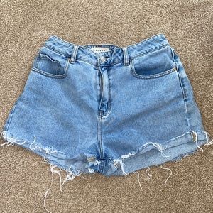 Pacsun denim mom shorts
